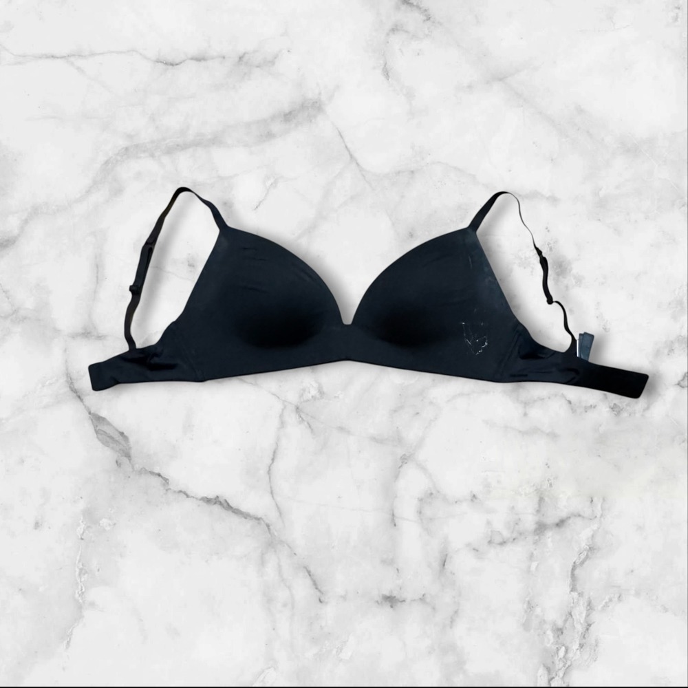 SKIMS Fits Everybody T-Shirt Bra Onyx Black 34DD BR-LIG-10680W